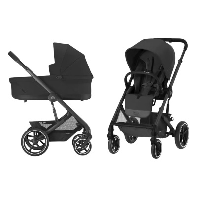 Коляска 2 в 1 Cybex Balios S Lux BLK Moon Black 01